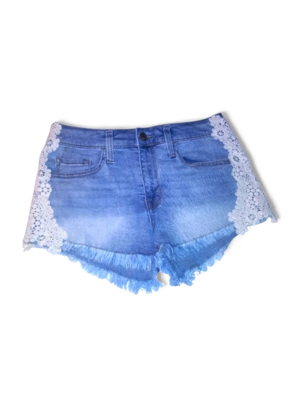 Mossimo Denim Embroidered high rise shorts Womens Size 4 - 27
